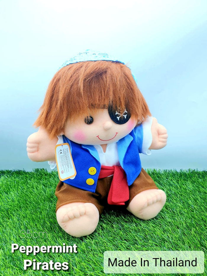 Peppermint Pirates Plush Doll 35 Cm - Thailand Made