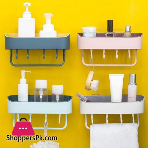 Plastic Kitchen Bathroom Shelf Rack Organizer