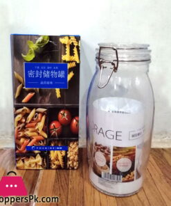 Pougine Airtight Glass Jar 1.5 Liter