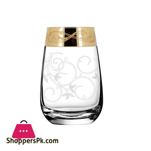 Promsiz Cocktail Glasses 6 Piece With "Ultra" Flower Pattern EAV102-2069/S