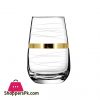 Promsiz Cocktail Glasses 6 Piece With "Ultra" Line Pattern EAV95-2069/S