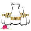 Promsiz Set Of 7 Water Set With &Quot;Greek Pattern&Quot; (Eav03-3934/2069/S)
