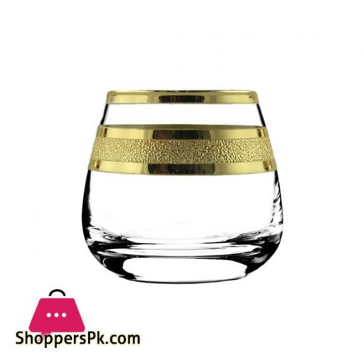 Promsiz Whiskey Glasses 6 Piece With "Ultra" Pattern (KAV24-2070 / S)