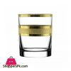 Promsiz Whiskey Glasses 6 Piece With "Ultra" Pattern KAV24-405 / S