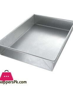Rectangular Silver Cake Pan 5x10 Inch