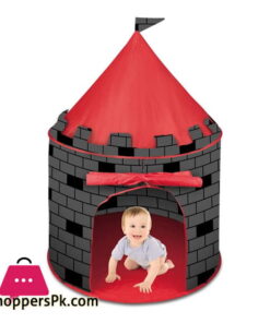 Red Castle Play Tent for Kids - Pop Up Design