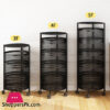 Rotating Vegetable Shelving Kitchen Floor Shelving Cylindrical Storage Rack ( 3 - Layer ) 1 Rotating Vegetable Shelving Kitchen Floor Shelving Cylindrical Storage Rack ( 3 - Layer )