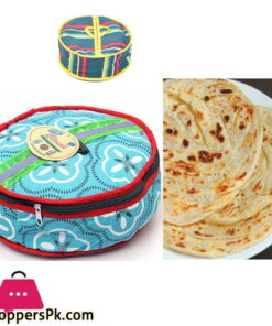 Round Roti Nan Chapati - Basket & Soft Cloth ( MultiColor)