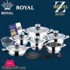 Royal Stainless Steel Hot Pot Casserole Set Kitchen Cookware Set 23 Pcs