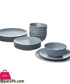 Shoppers Superior Quality 18 Pc Dinner Set - Grey