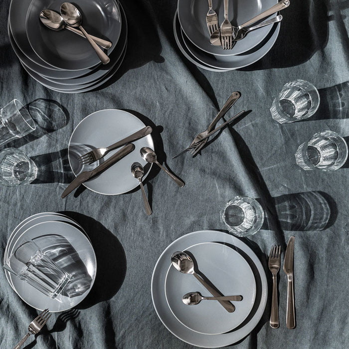 Shoppers Superior Quality 18 Pc Dinner Set - Grey