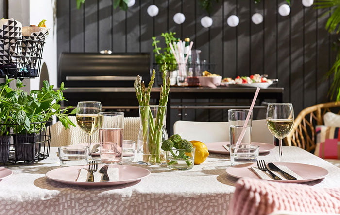 Shoppers Superior Quality 18 Pc Dinner Set - Pink