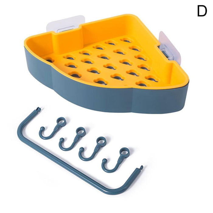 Shower Caddy Shelf Bathroom Wall Basket Rack Storage Corner Holder Organizer