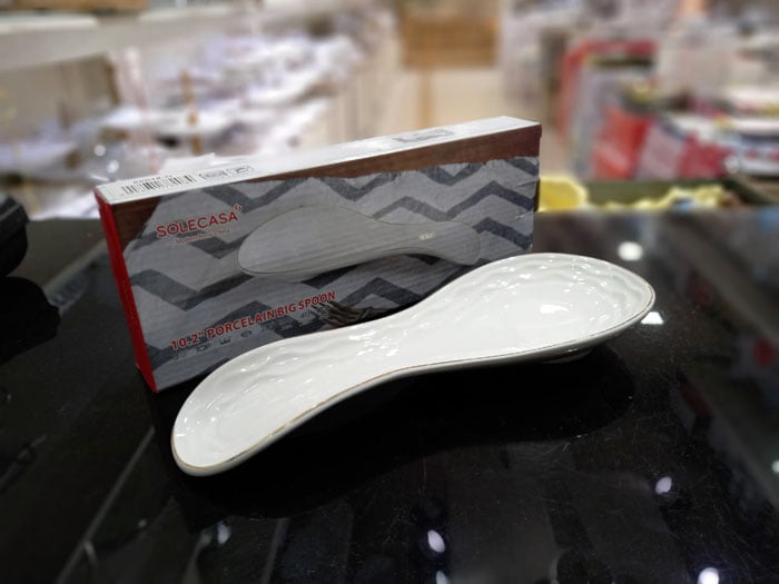 Solecasa 10 Porcelain Big Spoon Spoon Rest
