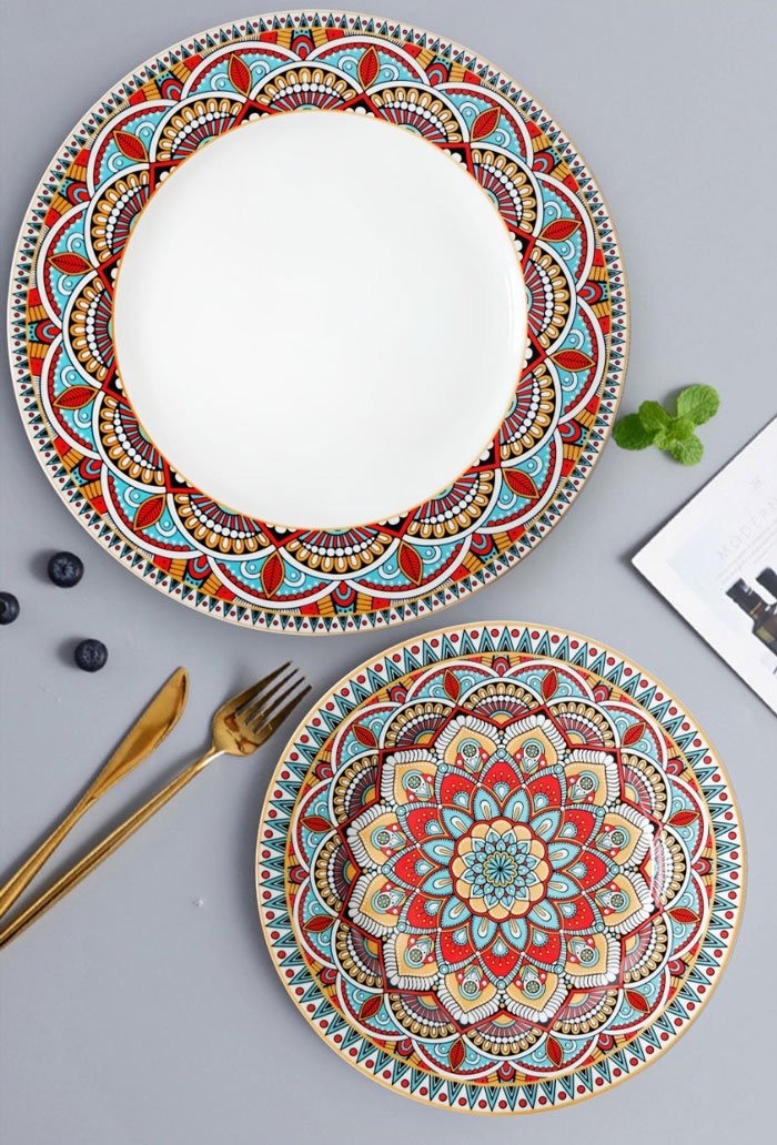 Solecasa 24 Pcs Tea Set - Ceramic Ware - Royal Crown