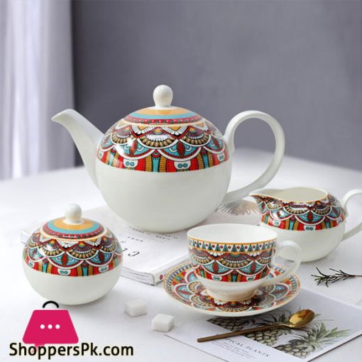Solecasa 24 Pcs Tea Set - Ceramic Ware - Royal Crown
