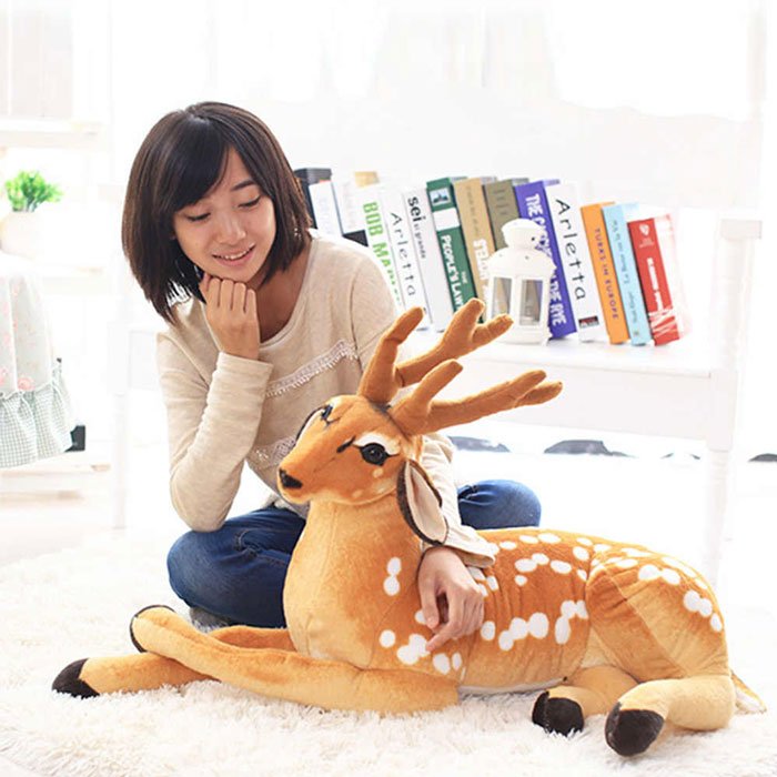 Stuffed Plush Toy Animal Deer Toy Children Doll ( 30 Cm )