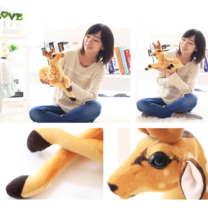 Stuffed Plush Toy Animal Deer Toy Children Doll ( 30 Cm )
