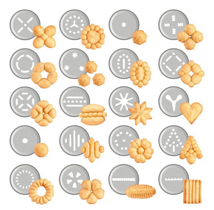 Tescoma Delicia Cookies Biscuit Maker / Cake Decorator Steel #630535