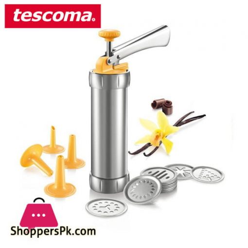 Tescoma Delicia Cookies Biscuit Maker / Cake Decorator Steel #630535