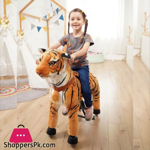 Tiger Pony Ride Ride On Rocking Cycle Tiger Giddy Up Cowboy -X- Large over 5 Years
