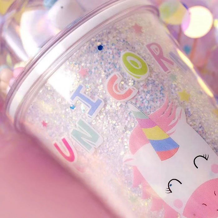 Unicorn Sipper With Straw 2823