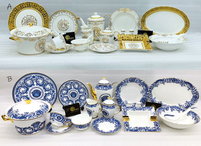Versace Super Luxury Dinner Set 6 Person Serving 61 Pcs