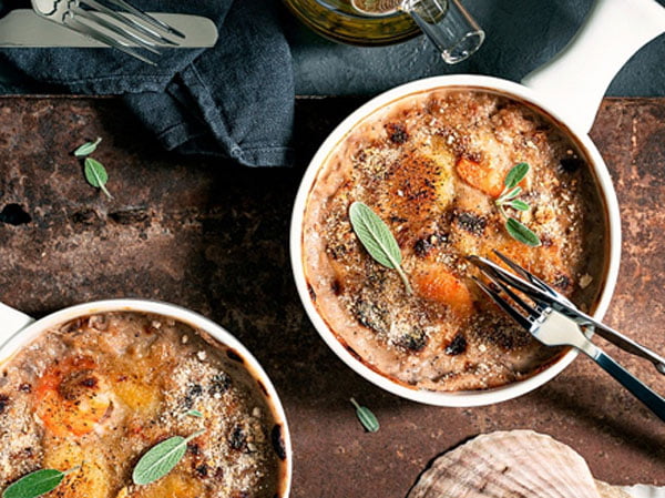 Wilmax Fine Porcelain Baking Dish With Handle 5 Inch 300Ml Wl-997014-A