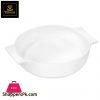 Wilmax Fine Porcelain Baking Dish With Handle 650Ml - 8 x 6.75 x 2 Inch