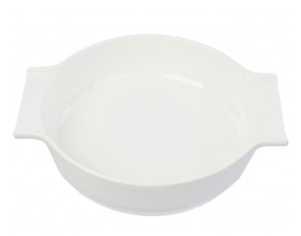 Wilmax Fine Porcelain Baking Dish With Handle 650Ml - 8 X 6.75 X 2 Inch