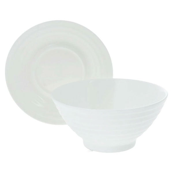 Wilmax Fine Porcelain Bowl &Amp; Saucer 545Ml - Wl-991146-A