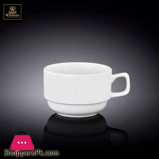 Wilmax Fine Porcelain Coffee Cup One Piece 3 Oz -100ML WL-973110