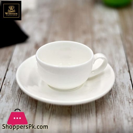 Wilmax Fine Porcelain Coffee Cup & Saucer 3 Oz | 100 Ml WL-993002AB