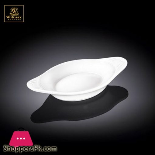 Wilmax Fine Porcelain Dish 3.75 x 3 Inch WL-992708-A
