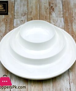 Wilmax Fine Porcelain Divided Dish 10 Inch WL-992691-A