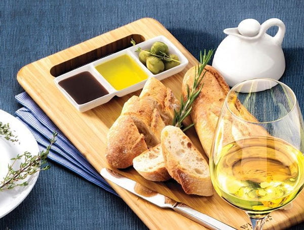 Wilmax Fine Porcelain Divided Dish 6 X 2.5 Inch Wl-992753