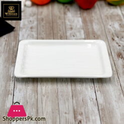 Wilmax Fine Porcelain Japanese Style Dish 8.5 x 5.5 Inch WL-992592-A