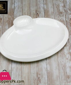 Wilmax Fine Porcelain Oval Platter 14 Inch WL-992631-A