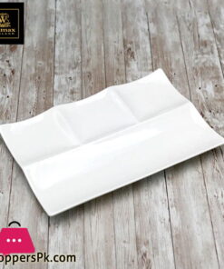 Wilmax Fine Porcelain Platter 12 x 8 Inch WL-992598-A