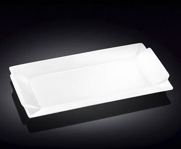 Wilmax Fine Porcelain Rectangular Platter 9.5 X 5 Inch Wl-992645-A