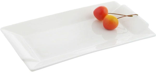 Wilmax Fine Porcelain Rectangular Platter 9.5 X 5 Inch Wl-992645-A