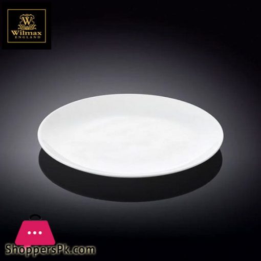 Wilmax Fine Porcelain Rolled Rim Dessert Plate 8 Inch - WL-991013-A