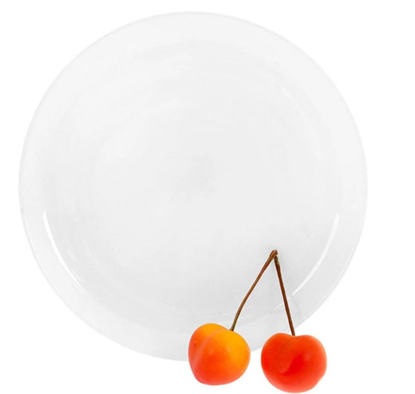 Wilmax Fine Porcelain Rolled Rim Dessert Plate 6 Inch - Wl-991012-A