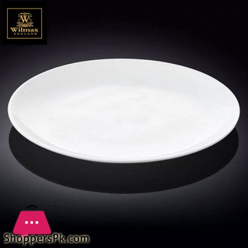 Wilmax Fine Porcelain Rolled Rim Round Platter 12 Inch WL-991024-A