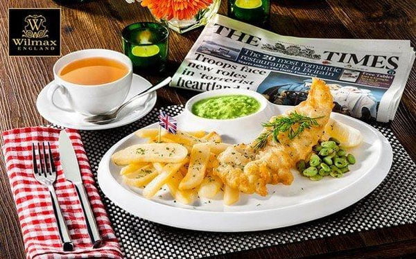 Wilmax Fine Porcelain Round Platter 12 Inch Wl-992581-A