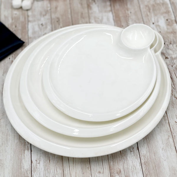 Wilmax Fine Porcelain Round Platter 12 Inch Wl-992581-A