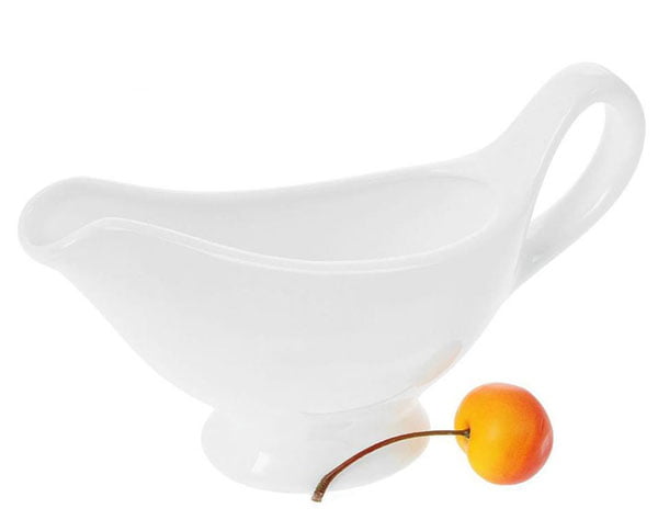 Wilmax Fine Porcelain Sauce Boat 3 Oz 75 Ml Wl-996114-A