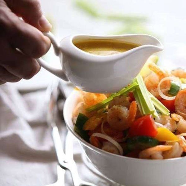 Wilmax Fine Porcelain Sauce Boat 8 Oz 230Ml Wl-996112-A