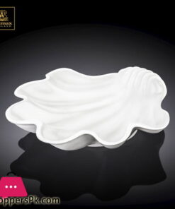 Wilmax Fine Porcelain Shell Dish 11.5 x 11 Inch WL-992588-A