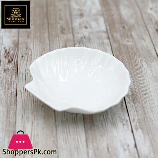 Wilmax Fine Porcelain Shell Dish 6 Inch WL-992011-A